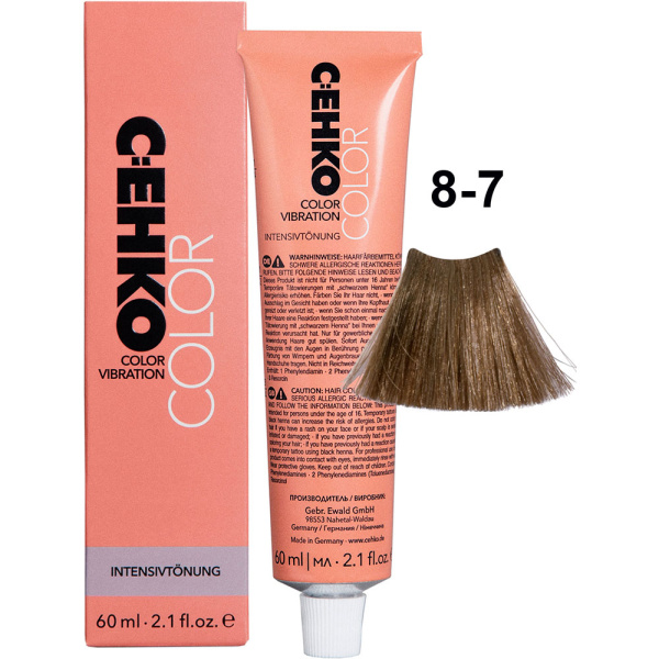 CEHKO Color Vibration крем-краска для волос 8/7 песочный 60мл