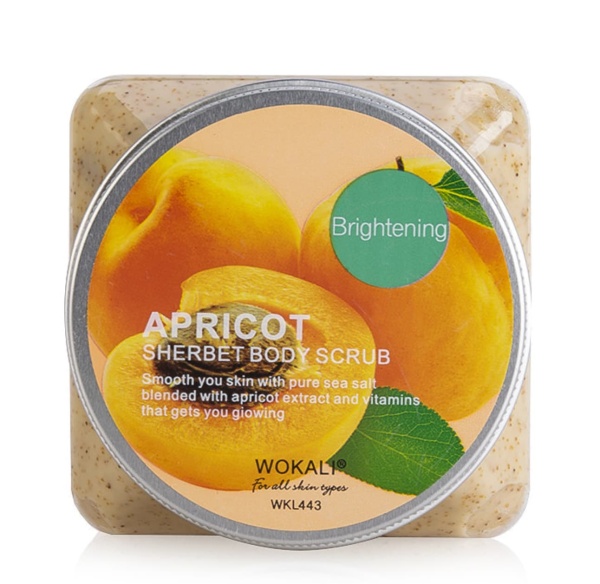 Wokali Скраб для тела Абрикос Apricot Sherbet Body Scrub 350мл