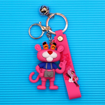 Брелок Розовая Пантера с фотоаппаратом (Pink Panther)