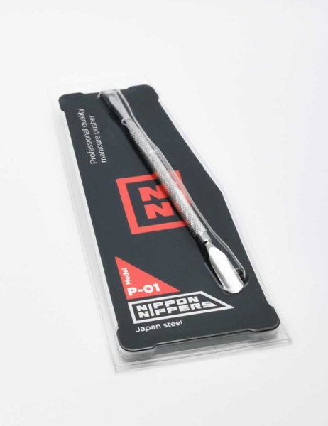 Nippon Nippers Пушер для маникюра двухсторонний (пушер+пика) NN_P-01