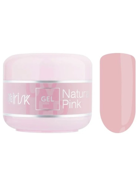 IRISK Гель для наращивания ногтей однофазный камуфлирующий ABC Limited collection 02 Natural Pink (натуральный розовый) 15мл