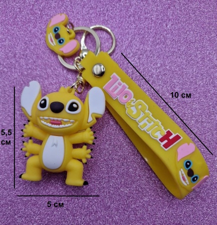Y&M Брелок Стич, желтый (Lilo&Stitch)