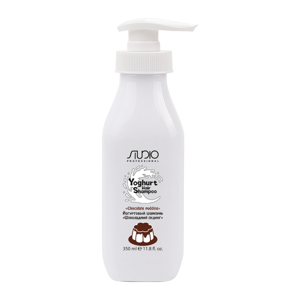 Kapous Professional Studio Йогуртовый шампунь для волос Шоколадный пудинг 350мл