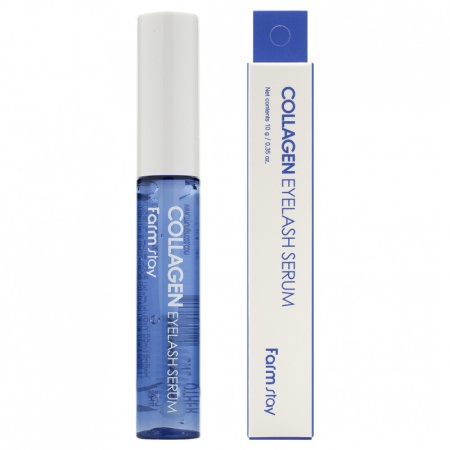 FarmStay Collagen Eye lash Serum Сыворотка для укрепления и роста ресниц с гидролизованным коллагеном 10гр