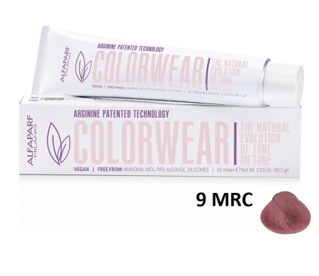 Alfaparf Milano Color Wear Краситель для волос тон-в-тон 9 MRC очень светлый металлизированный медно-розовый блонд 60мл