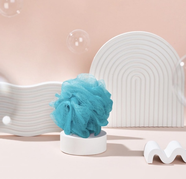 Мочалка для тела бантик