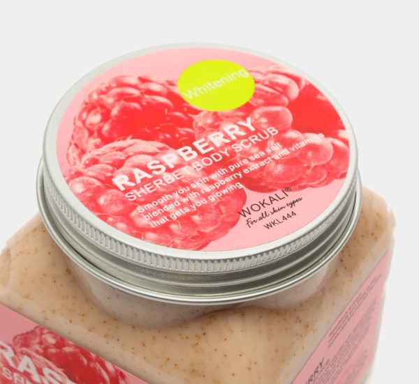 Wokali Скраб для тела Малина Raspberry Sherbet Body Scrub 350мл