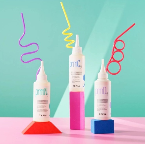 Tefia Mywaves Лосьон перманентный для труднозавиваемых и натуральных волос Perming Lotion 120мл