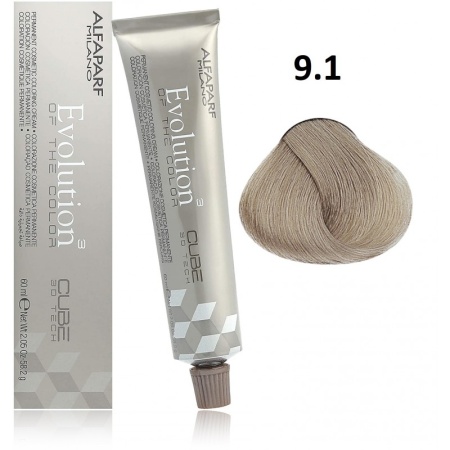 Alfaparf Milano Evolution of the Color Крем-краска для волос 9/1 очень светлый пепельный блонд 60мл