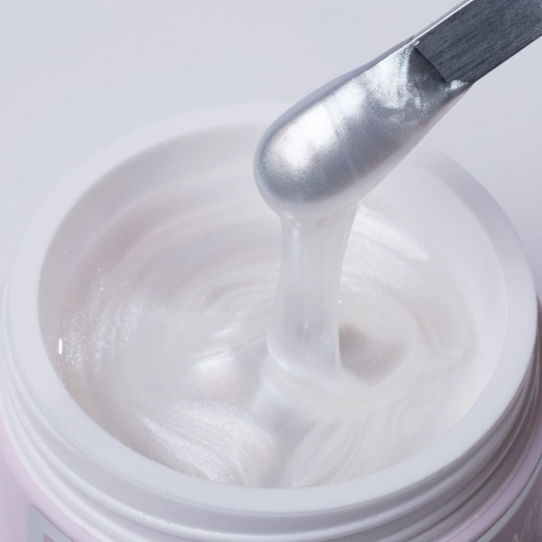 IRISK Гель для ногтей однофазный камуфлирующий ABC White Pearl 15мл