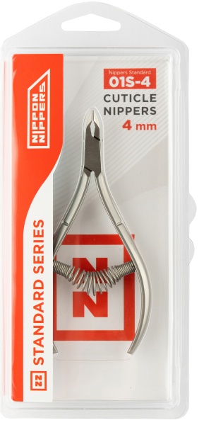 Nippon Nippers Standard Кусачки для кутикулы (NN_NS-01-4) 4мм с двойной пружиной