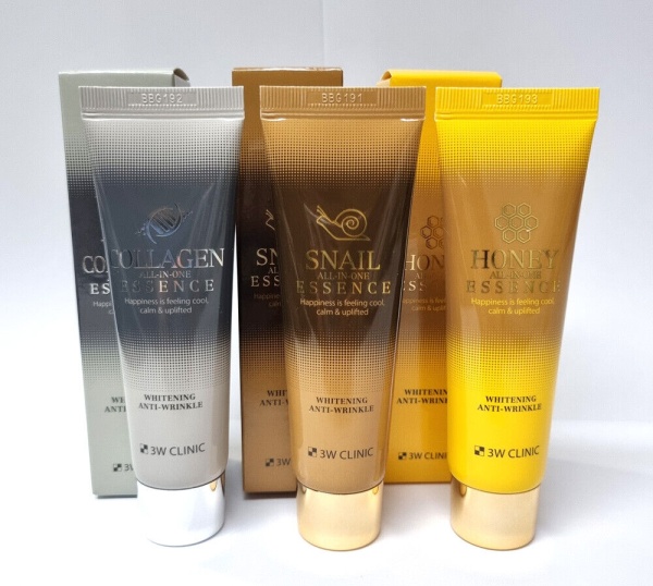 3W CLINIC Эссенция для лица Мед Honey All-In-One Essence Whitening Anti-Wrinkle 60мл