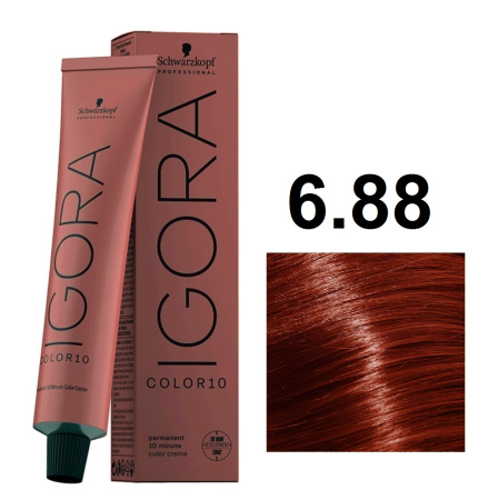 Schwarzkopf Igora Royal Color 10 Крем-краска для волос 6/88 темный русый красный экстра 60мл