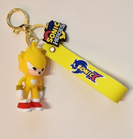Y&M Брелок Соник желтый (Sonic Х)
