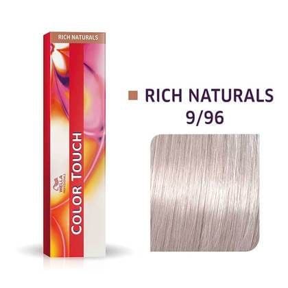 Wella Color Touch крем-краска для волос 9/96 очень светлый блонд сандрэ фиолетовый 60мл