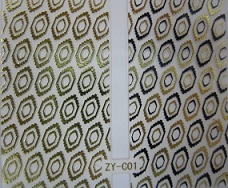 Наклейка для дизайна ногтей Арт ZY-С01 золото