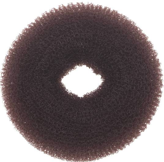 Валик для волос сетка коричневый d 12 см
