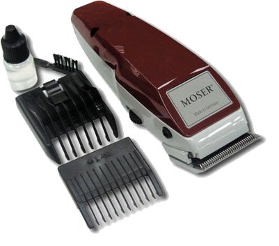 Машинка для стрижки волос Moser 1400-0050 Burgundy вибрационная, нож 0,1-3 мм + насадка 4,5 мм, 10 Вт