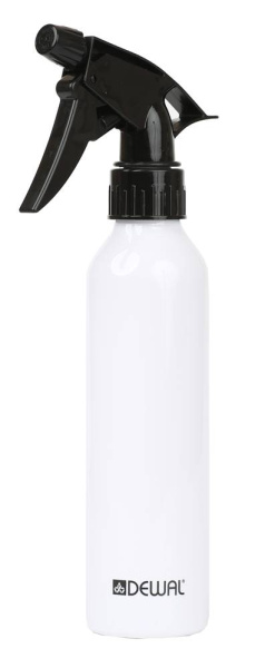 DEWAL Распылитель для волос парикмахерский пластиковый (пульверизатор для воды) белый 250мл