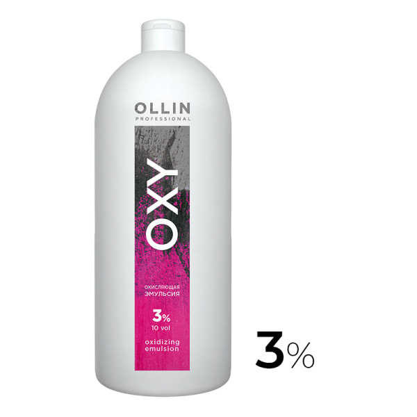 Ollin Oxy Окислитель (эмульсия, оксигент, оксид) для красителя 3%, 1000мл