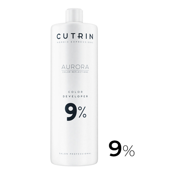 Cutrin Aurora Окислитель (эмульсия, оксигент, оксид) для красителя 9%, 1000мл