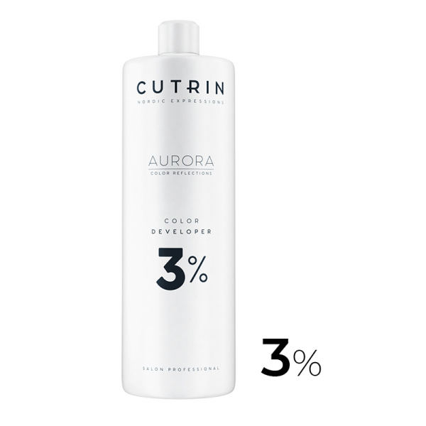 Cutrin Aurora Окислитель (эмульсия, оксигент, оксид) для красителя 3%, 1000мл