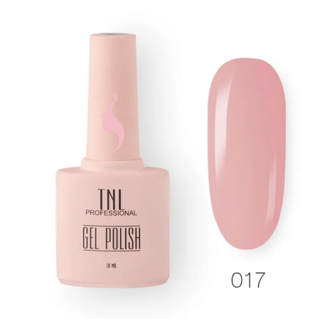 TNL Гель-лак для ногтей 8 Чувств №017 (дымчато-розовый) 10мл