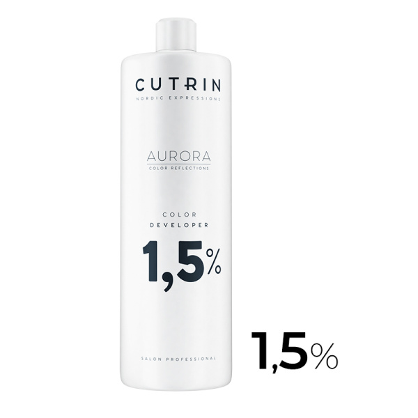 Cutrin Aurora Окислитель (эмульсия, оксигент, оксид) для красителя 1,5%, 1000мл