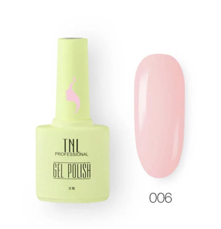 TNL Гель-лак для ногтей 8 Чувств №006 (розовый румянец) 10мл
