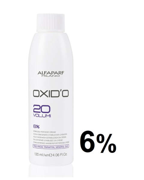 Alfaparf Milano Окислитель (эмульсия, оксигент, оксид) для красителя OXID'O 20vol (6%) 120мл