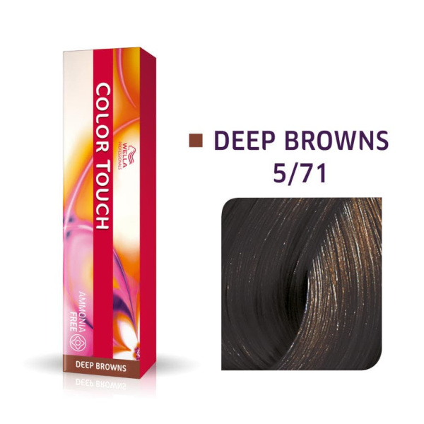 Wella Color Touch крем-краска для волос 5/71 грильяж 60мл