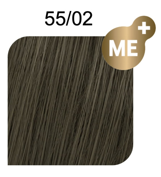 Wella Koleston Perfect ME+ крем-краска для волос 55/02 светло-коричневый интенсивный натуральный матовый 60мл