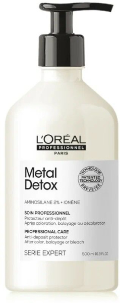 L'Oreal Professionnel Кондиционер для восстановления окрашенных волос Metal Detox 500мл