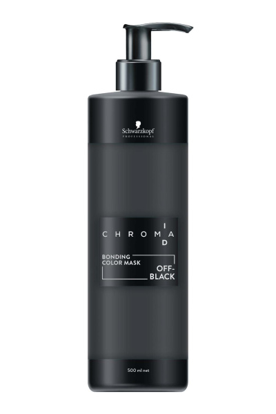 Schwarzkopf Chroma ID Маска-бондинг для волос тонирующая Black (Черный) 500мл
