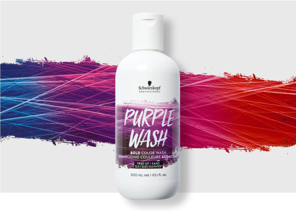 Schwarzkopf Color Wash для волос бессульфатный Purple (Фиолетовый) 300мл