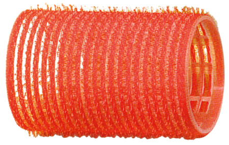 Dewal Бигуди-липучки красные 36х60 мм 12 шт