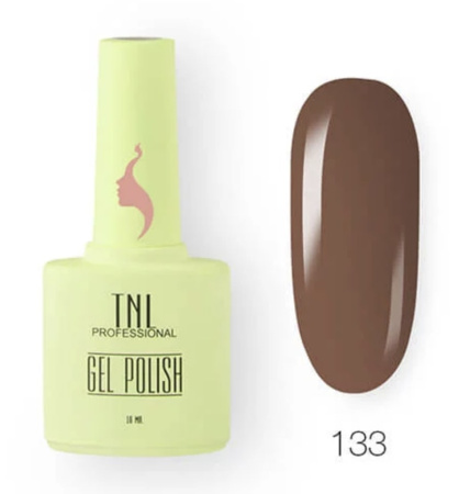 TNL Гель-лак для ногтей 8 Чувств №133 (молочный шоколад) 10мл