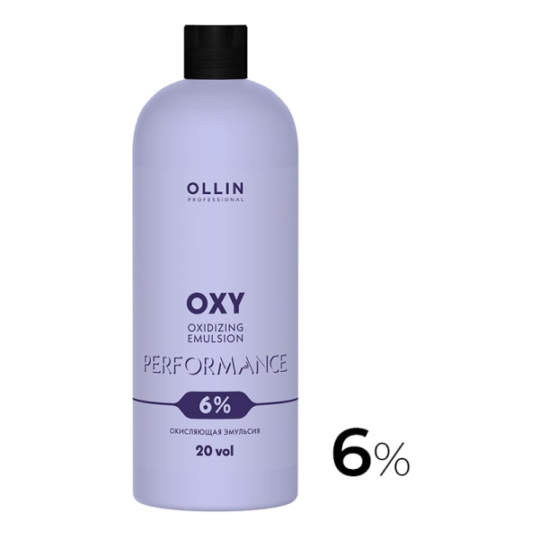 Ollin Performance Oxy Окислитель (эмульсия, оксигент, оксид) для красителя 6%, 1000мл