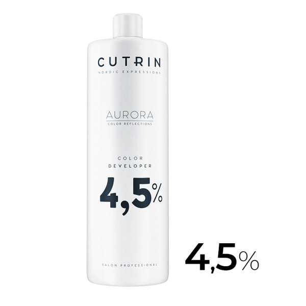 Cutrin Aurora Окислитель (эмульсия, оксигент, оксид) для красителя 4,5%, 1000мл