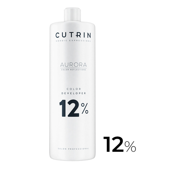 Cutrin Aurora Окислитель (эмульсия, оксигент, оксид) для красителя 12%, 1000мл